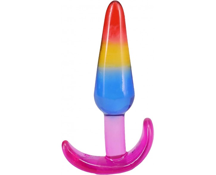 Набір анальних пробок Doc Johnson Crystal Jellies - Anal Trainer Set - Rainbow