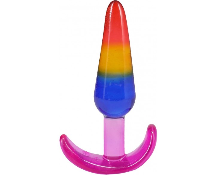 Набір анальних пробок Doc Johnson Crystal Jellies - Anal Trainer Set - Rainbow