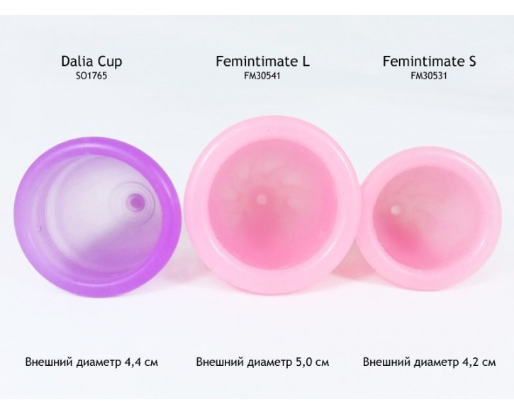 Менструальна чаша Femintimate Eve Cup розмір S, діаметр 3,2см
