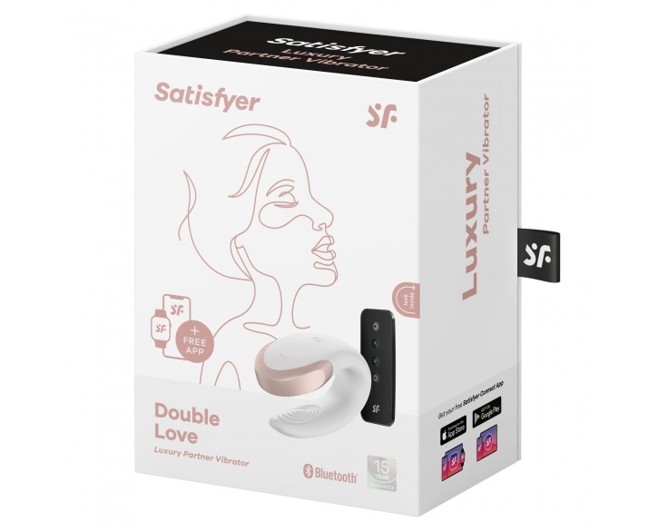 Смарт-вібратор для пар Satisfyer Double Love (White)