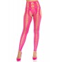 Колготки Leg Avenue Seamless Opaque Footless Suspender Hose One Size Neon Pink