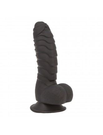Фалоімітатор ADDICTION Ben 7" Dildo With Balls Black, віброкуля в подарунок