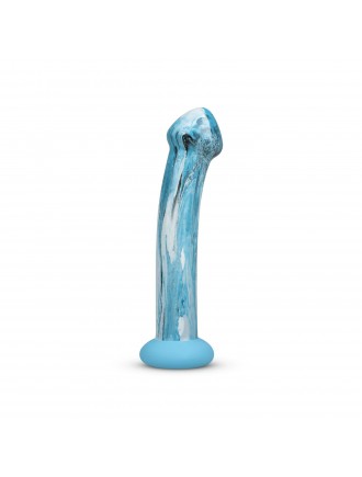 Скляний дилдо Gildo - Ocean Ripple Glass Dildo