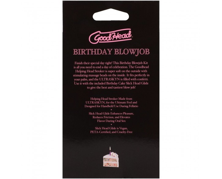Набір для мінету Doc Johnson GoodHead Birthday Blowjob Kit