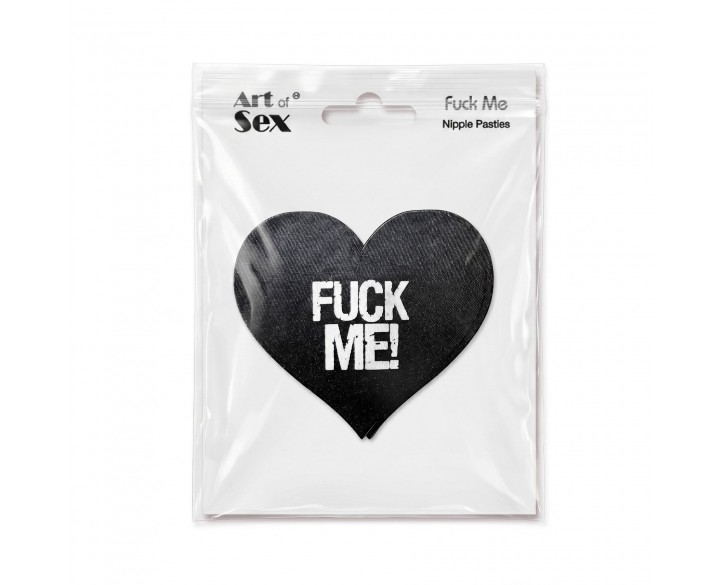 Пестис-сердечка Art of Sex - Fuck me, чорний