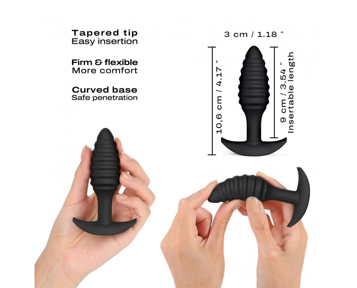 Анальна пробка Dorcel SPIRAL PLUG, діаметр 3 см, силікон