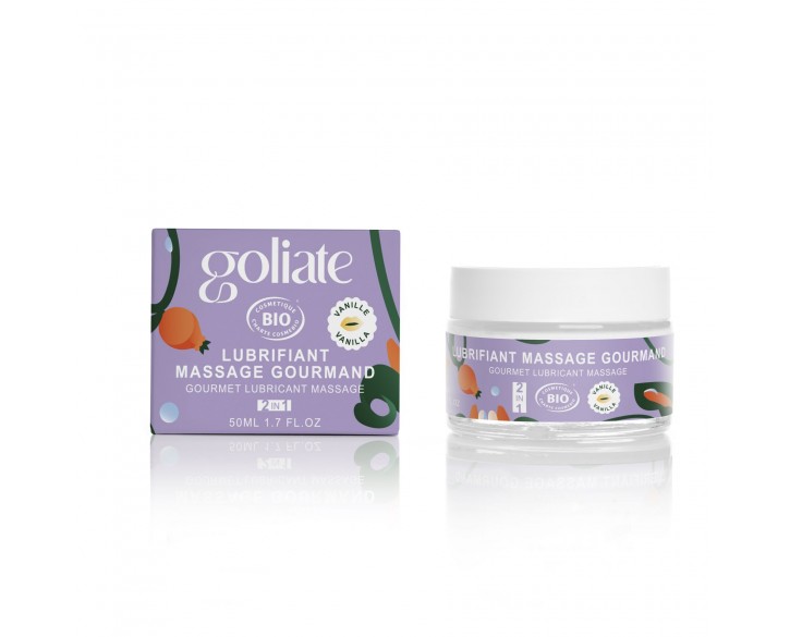 Масажна олія-лубрикант з ароматом та смаком ванілі Goliate Couple Gourmand Vanille 50 мл