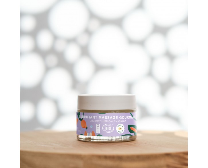 Масажна олія-лубрикант з ароматом та смаком ванілі Goliate Couple Gourmand Vanille 50 мл