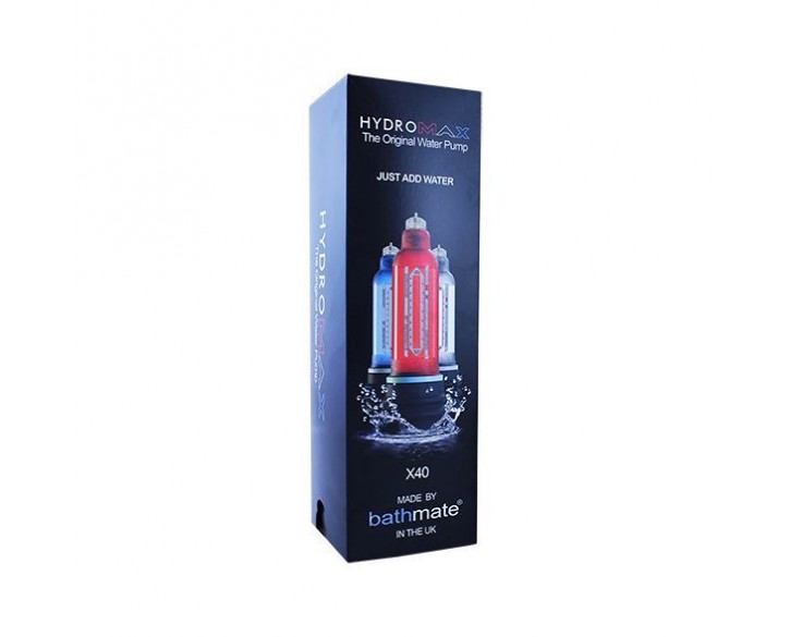 Гідро Bathmate Hydromax 9 Red (X40), для члена довжиною від 18 до 23см, діаметр до 5,5 см