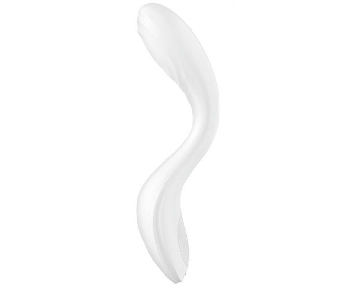 Вібратор із перлинною стимуляцією точки G Satisfyer Rrrolling Pleasure White