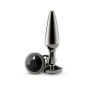Анальна пробка NS Novelties Rear Assets - Tapered - Medium - Gunmetal - Black