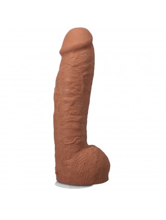Фалоімітатор Doc Johnson The Realistic Cock ULTRASKYN - 12 Inch Hung with Balls Caramel