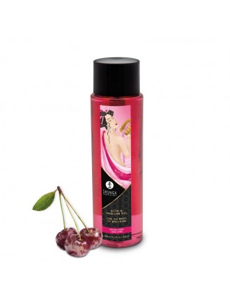 Гель для душу Shunga Shower Gel – Frosted Cherry (370 мл) з рослинними оліями та вітаміном Е