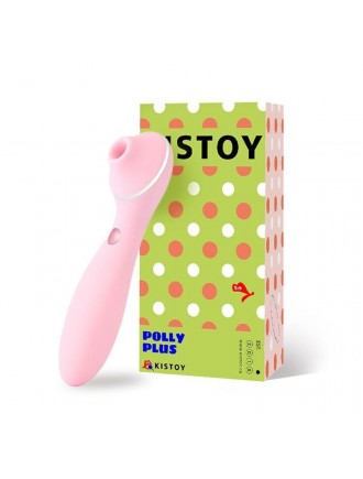 Вакуумний вібратор KISTOY Polly Plus Pink