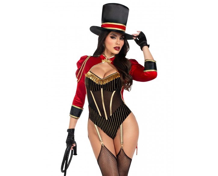 Костюм циркачки Leg Avenue Ravishing Ringmaster Bodysuit L