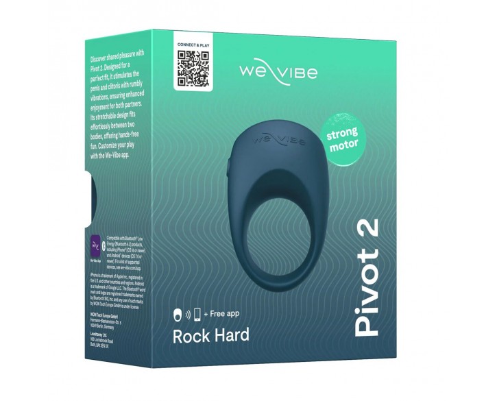 Ерекційне смарт-віброкільце We-Vibe Pivot 2 Slate