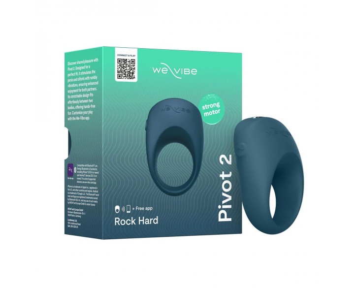 Ерекційне смарт-віброкільце We-Vibe Pivot 2 Slate