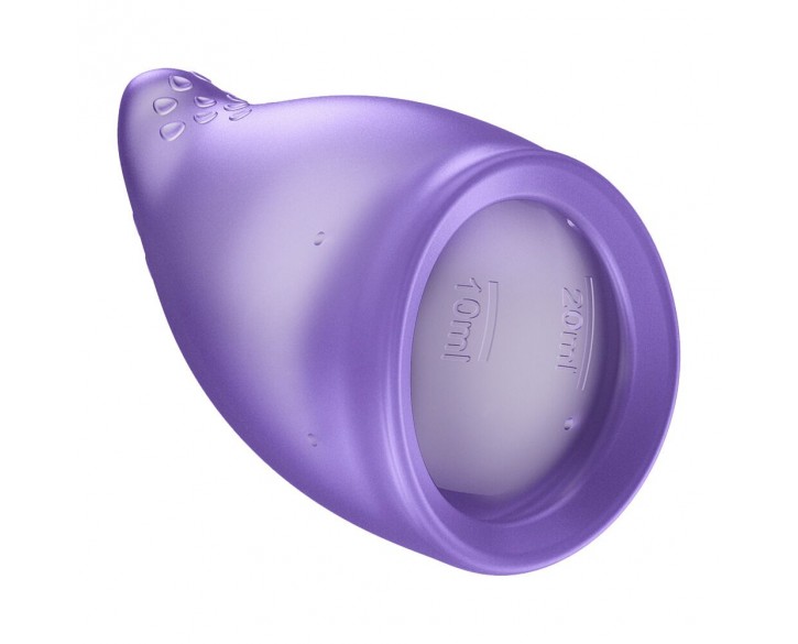 Менструальна чаша Fun Factory FUN CUP SIZE A Black Currant, багаторазова, діаметр 4 см, об’єм 20 мл