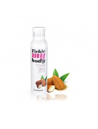 Масажна піна Love To Love Tickle my body Sweet almonds (150 мл), зволожувальна