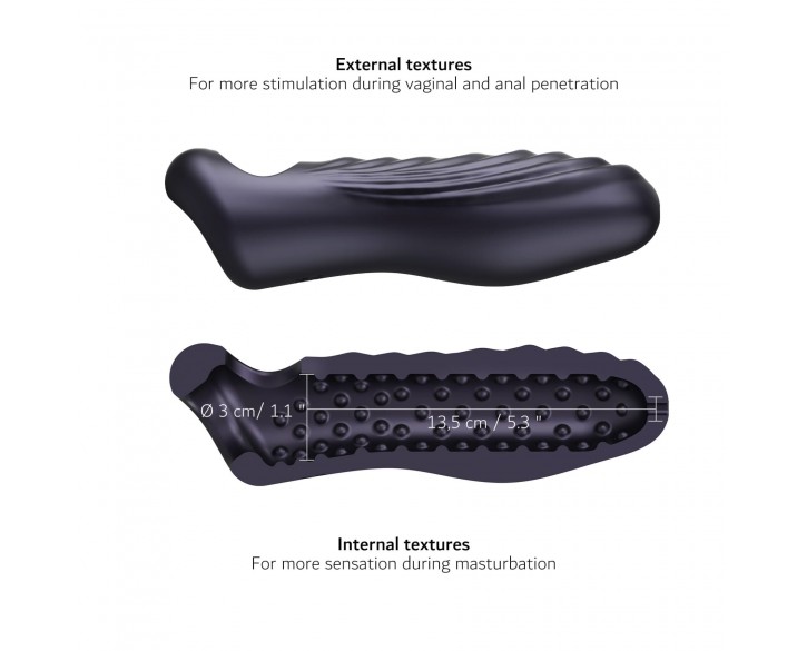 Насадка на член Manwan RYZER MAX - Black Plum