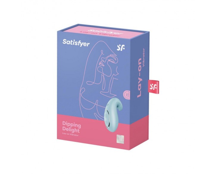 Вібратор Satisfyer Dipping Delight Light Blue