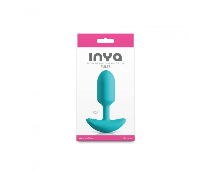 Анальна пробка з вібрацією NS Novelties INYA - Pulse - Teal