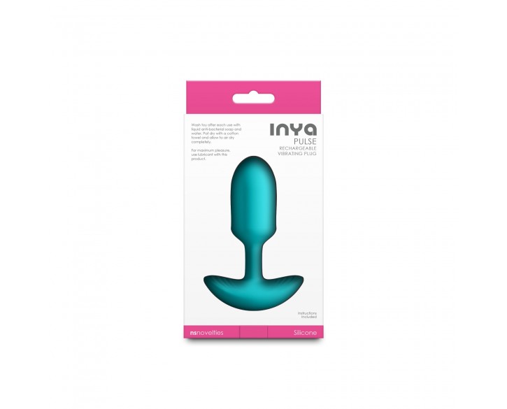 Анальна пробка з вібрацією NS Novelties INYA - Pulse - Teal