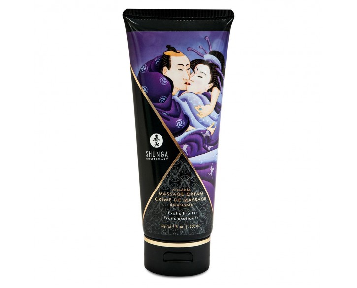 Їстівний масажний крем Shunga Kissable Massage Cream – Exotic Fruits (200 мл)