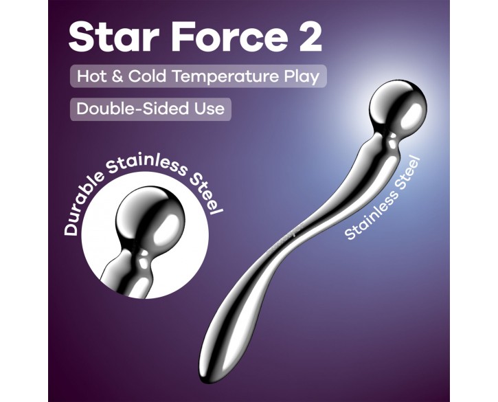 Металевий дилдо Satisfyer Star Force 2