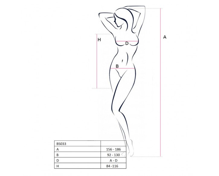 Бодістокінг Passion BS033 white, сукня-сітка на бретелях, прозора