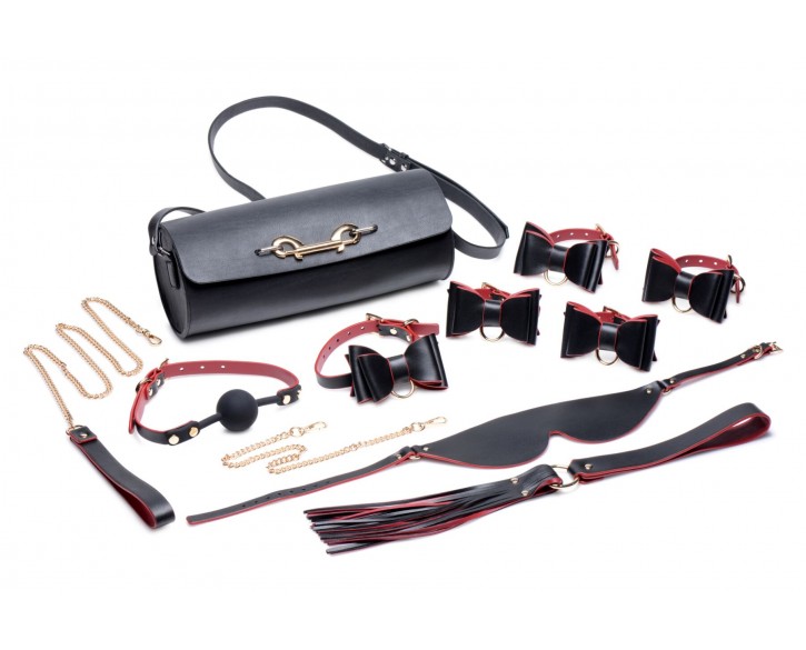 Набір для BDSM Master Series Bow - Luxury BDSM Set With Travel Bag