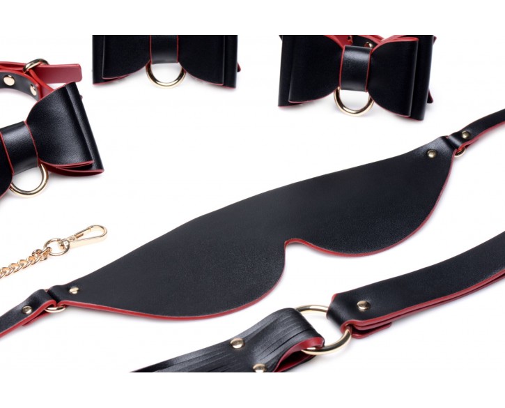 Набір для BDSM Master Series Bow - Luxury BDSM Set With Travel Bag