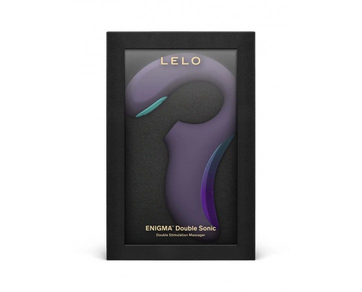 Кліторально-вагінальний звуковий стимулятор LELO Enigma Double Sonic Cyber Purple