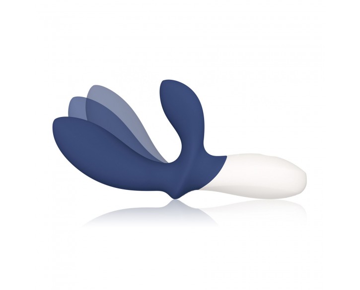 Масажер простати LELO Loki Wave 2 Base Blue, 2 мотори, манливий рух + вібрація
