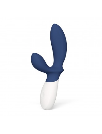 Масажер простати LELO Loki Wave 2 Base Blue, 2 мотори, манливий рух + вібрація