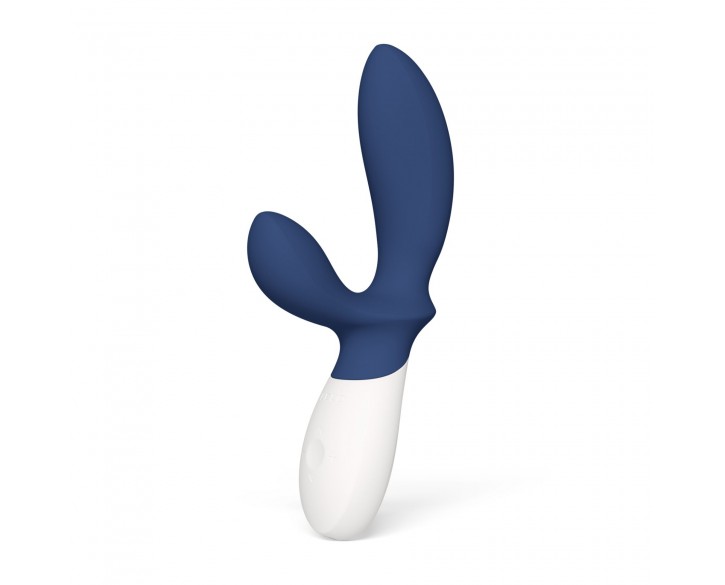 Масажер простати LELO Loki Wave 2 Base Blue, 2 мотори, манливий рух + вібрація