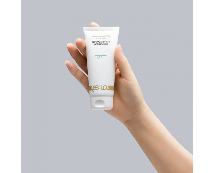 Змазка на водній основі YESforLOV NATURAL LUBRICANT WITH SEAWEED 100 мл, без гліцерину, екстракт водоростей