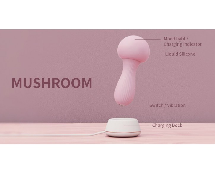 Вібромасажер Otouch MUSHROOM Pink