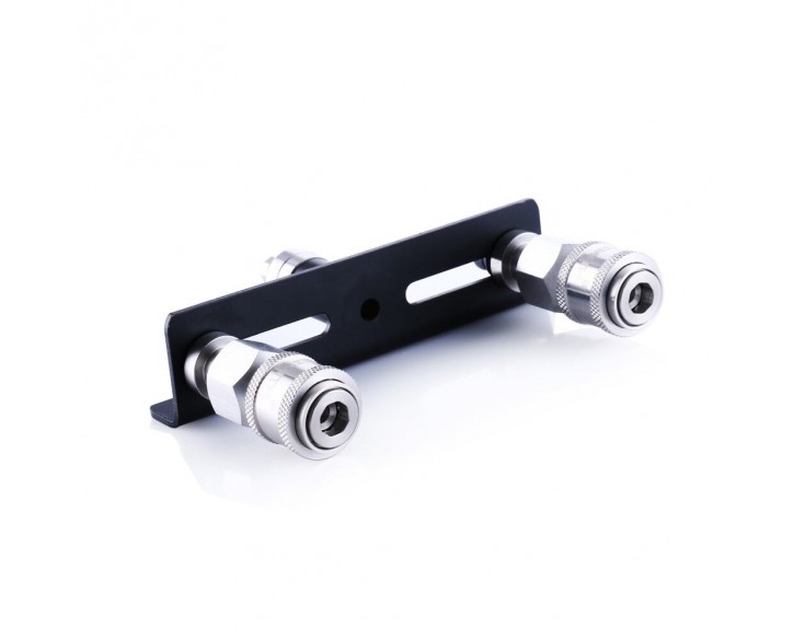 Подвійний конектор для секс-машин Hismith Quick Connector Adapter with Double Head, система KlicLok