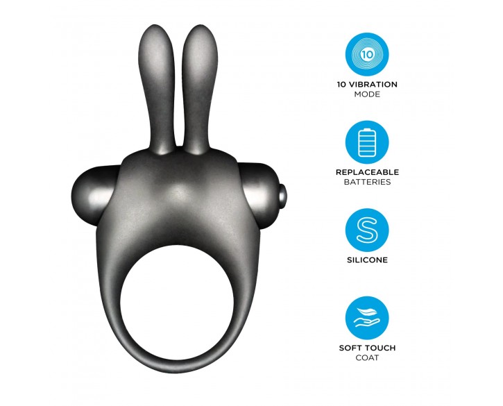 Набір Orgie Vibe Bunny: рідкий вібратор та ерекційне віброкільце