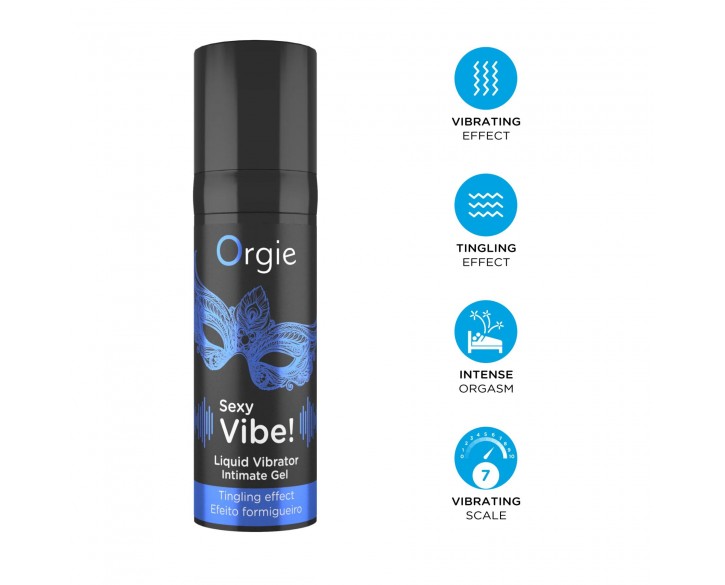 Набір Orgie Vibe Bunny: рідкий вібратор та ерекційне віброкільце