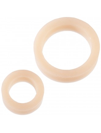 Набір ерекційних кілець Doc Johnson Platinum Premium Silicone — The C-Rings — White