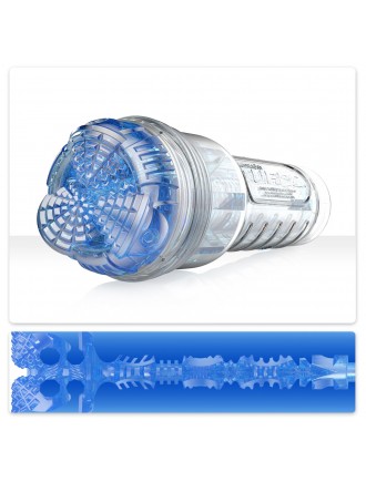 Мастурбатор Fleshlight Turbo Core Blue Ice, оральний секс (глибоке горло)