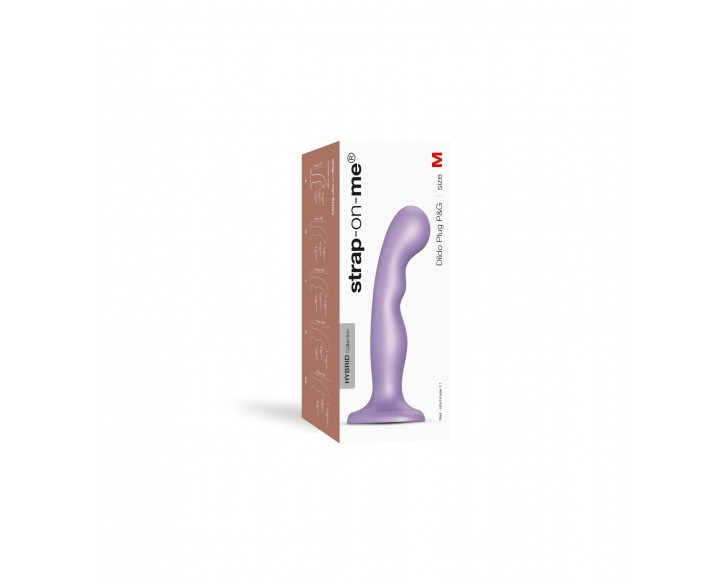 Насадка для страпона Strap-On-Me Dildo Plug P&G Lilas Metallic M