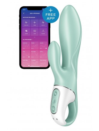 Смарт вібратор-кролик Satisfyer Air Pump Bunny 5+, надувається