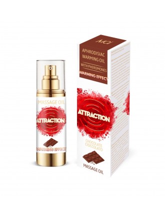 Розігрівальна масажна олія з феромонами MAI PHEROMON MASSAGE OIL — CHOCOLATE (30 мл)