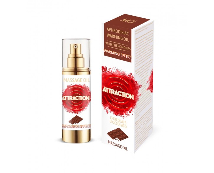 Розігрівальна масажна олія з феромонами MAI PHEROMON MASSAGE OIL — CHOCOLATE (30 мл)