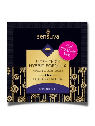 Пробник густої змазки Sensuva - Ultra-Thick Hybrid Formula Blueberry Muffin (6 мл)