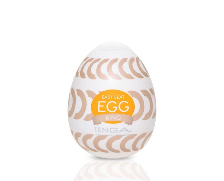 Мастурбатор-яйце Tenga Egg Ring з асиметричним рельєфом