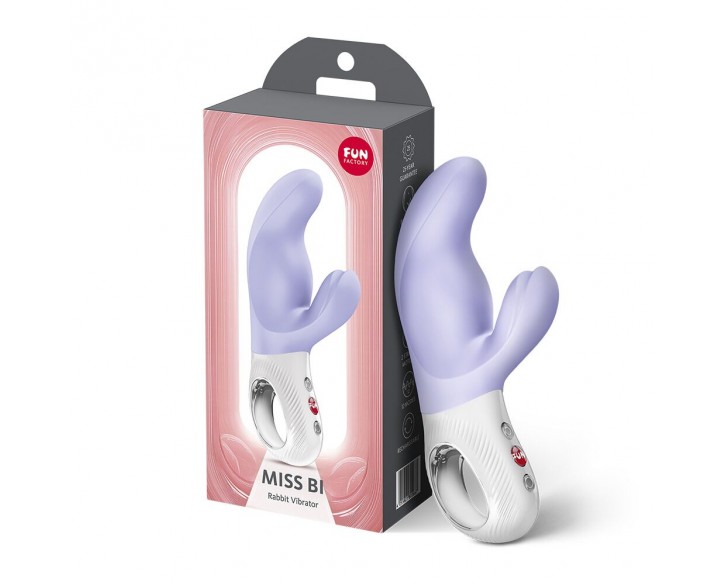 Вібратор-кролик Fun Factory MISS BI Purple, 2 незалежні мотори, діаметр 4,2 см